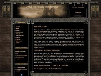 Site web dvelopp pour une association de jeux de rle en ASP.NET/SQL Serveur. Il dispose de fonctionnalits d identification, d inscription en ligne aux vnements organiss par l association et de gestion de contenu pour les administrateurs.