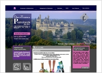 Site Internet réalisé pour le compte de la Communauté de Communes du Canton d'Attichy. France