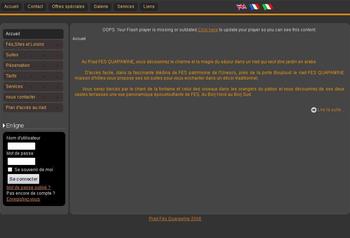 Site web pour Riad/Htel avec rservation 