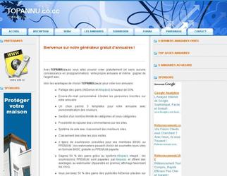 Gnrateur dynamique d annuaire Web avec sous-domaine gratuit.