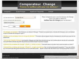 Comparateur de taux de change créé en ASP.NET MVC 3 