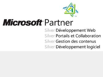 Nous sommes Microsoft Certified Silver Partner